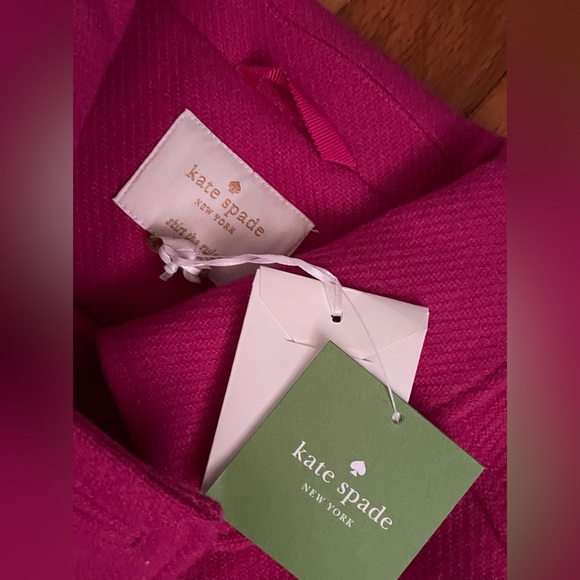 Kate spade hot pink coat, for girls size 10y - Picture 2 of 2